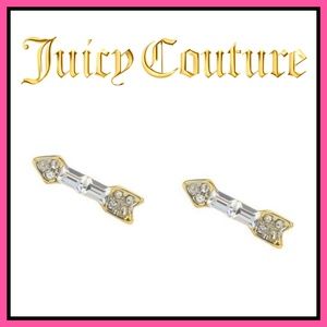 💖JUICY COUTURE Pave Arrow Studs